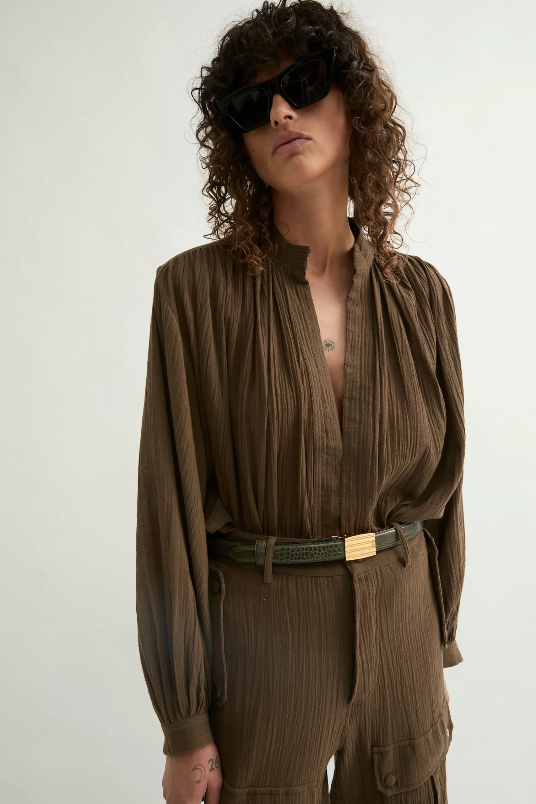 Clearance BLOUSE GATE Chemises Et Tops
