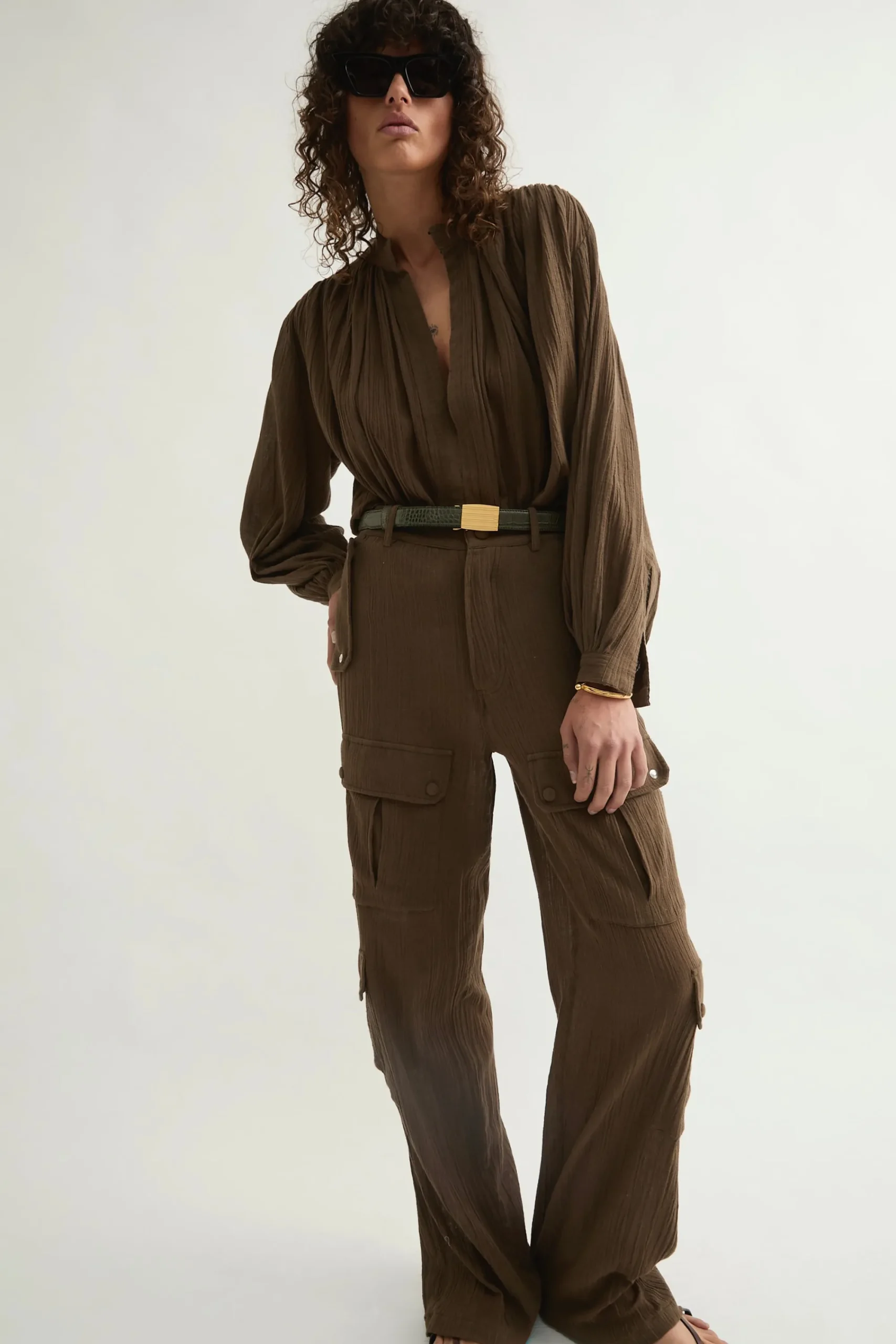 Clearance BLOUSE GATE Chemises Et Tops