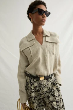Hot BLOUSE MATELOT Chemises Et Tops