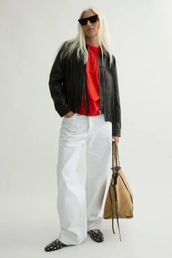 Hot VESTE FRINGY Vestes Et Manteaux | Cuir