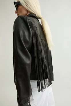 Hot VESTE FRINGY Vestes Et Manteaux | Cuir